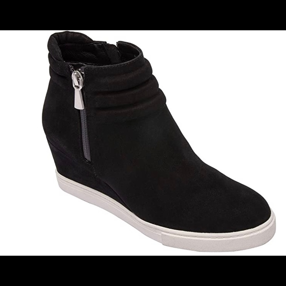 Linea Paolo Waterproof Leather Wedge Sneaker
